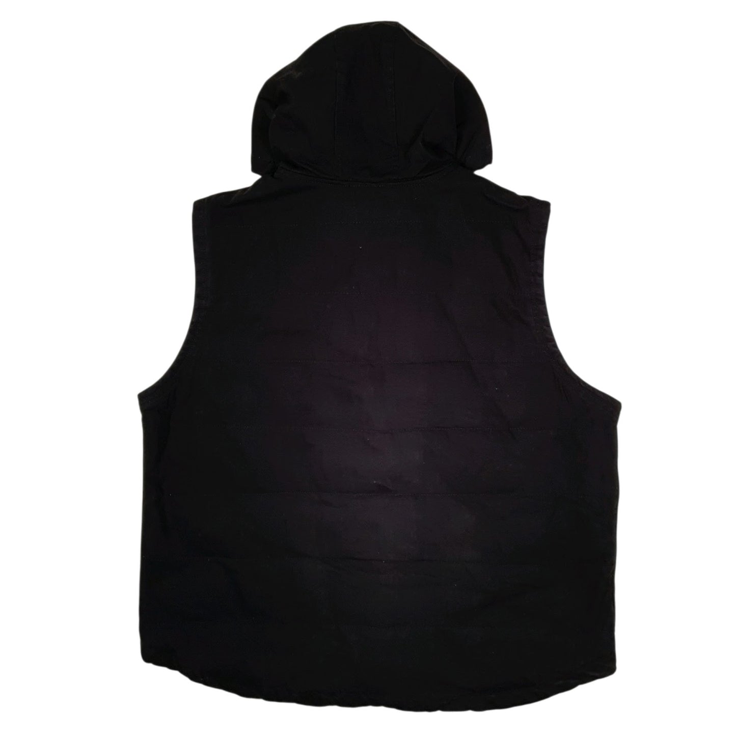 Mens Black Wrangler Vest Bodywarmer Hoodie Workwear  Coat