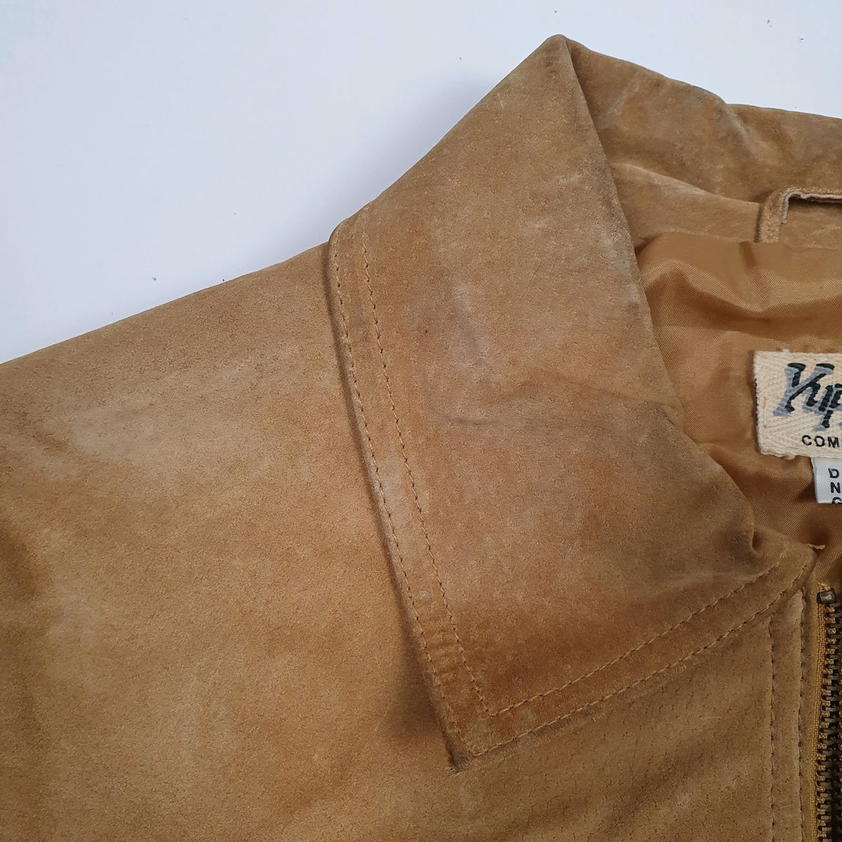 Womens Beige Kippie Bomber  Coat
