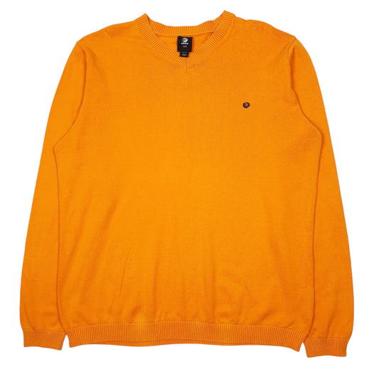 Mens Orange Adidas  Crewneck Jumper