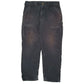 Mens Black Carhartt B151 Carpenter Trousers
