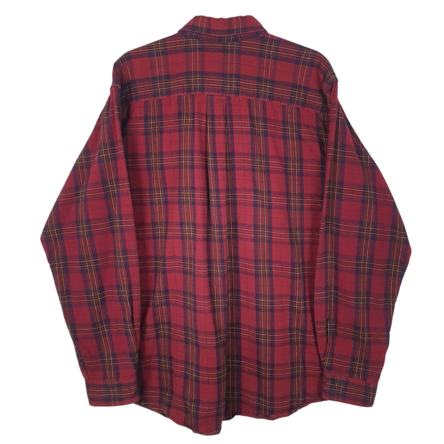 Mens Red L.L.Bean Flannel  Shirt