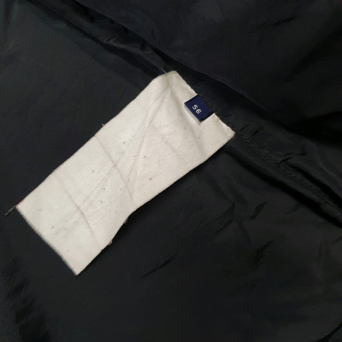 Mens Black Trussardi Quilted Padded Windbreaker  Coat