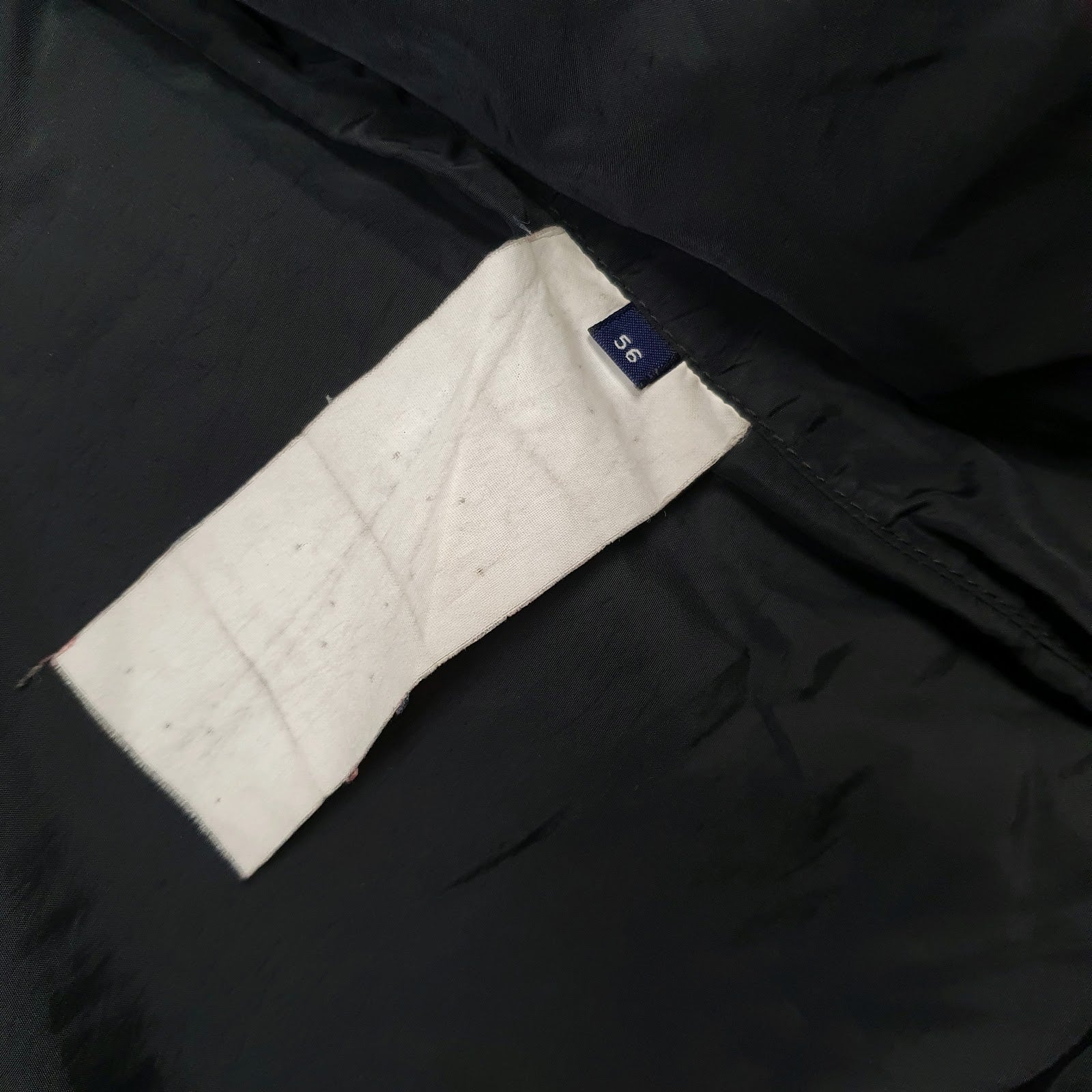 Mens Black Trussardi Quilted Padded Windbreaker  Coat