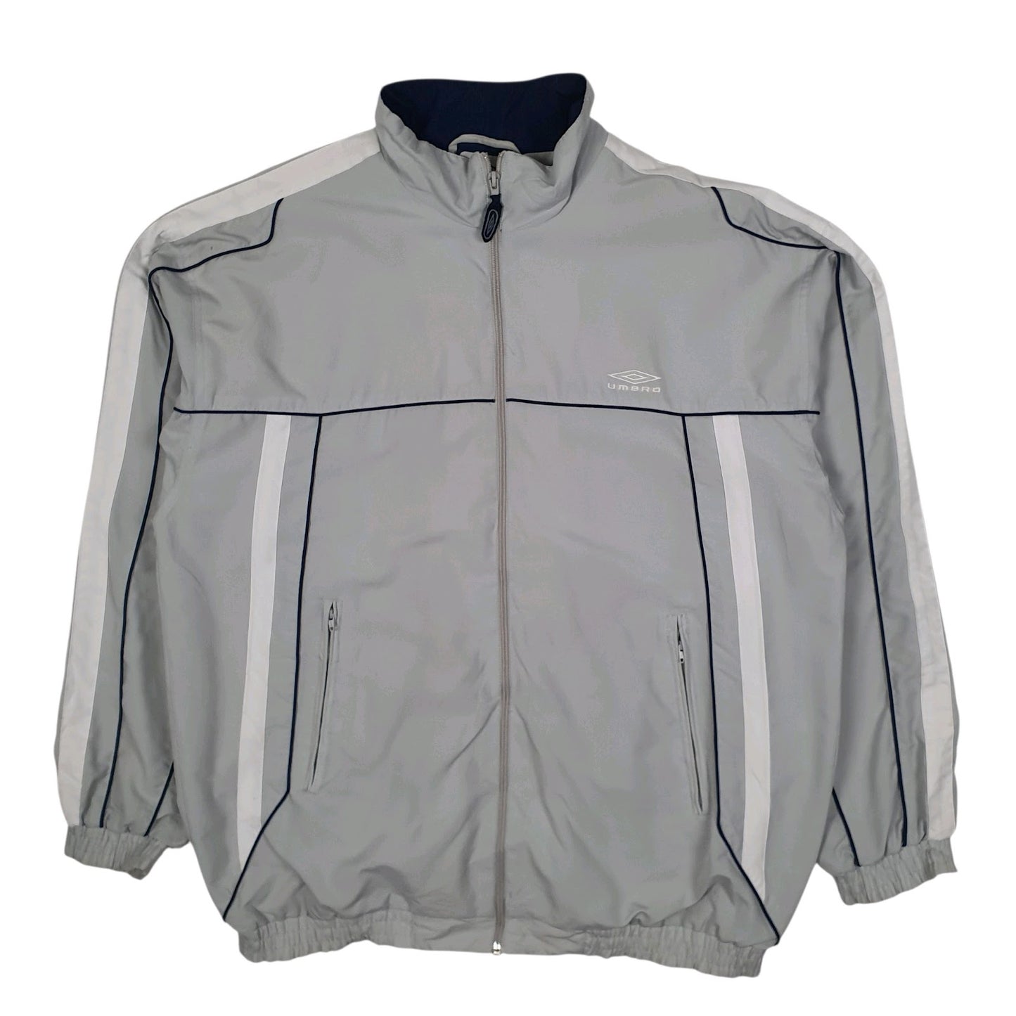 Mens Blue Umbro Vintage 2000s Hoodie Coat