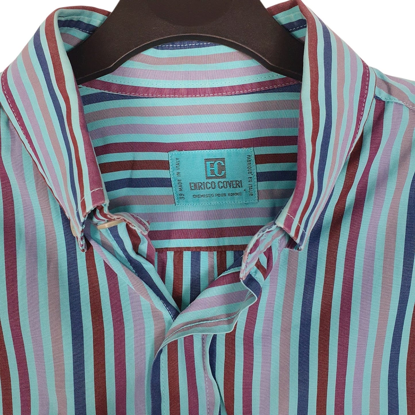 Mens Blue Enrico Coveri   Shirt