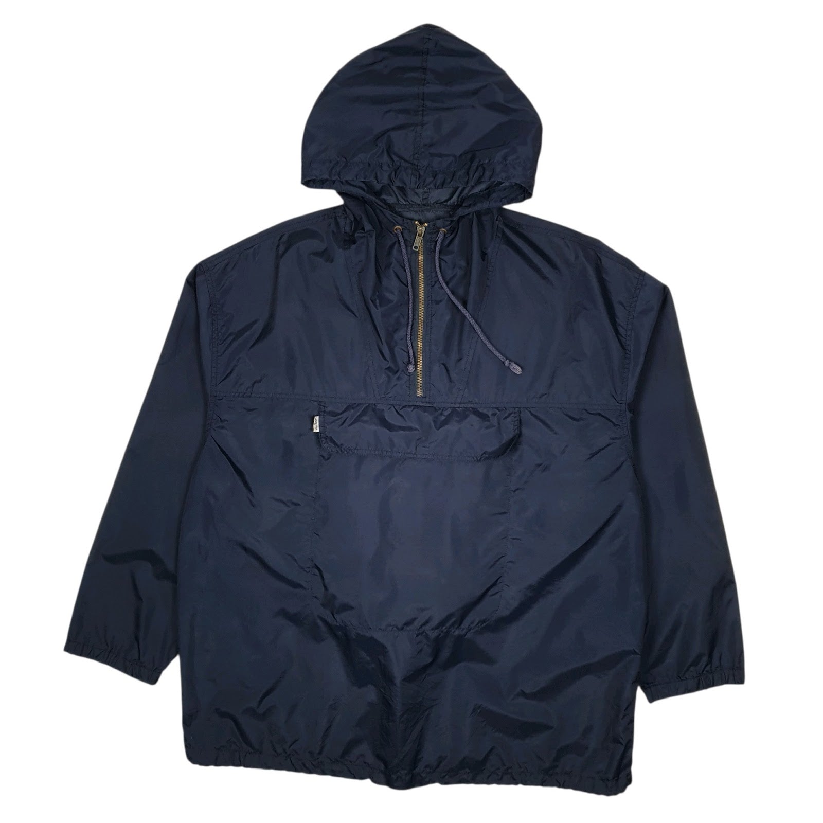 Mens Navy Levis Vintage 00s Pullover Smock Packaway  Coat