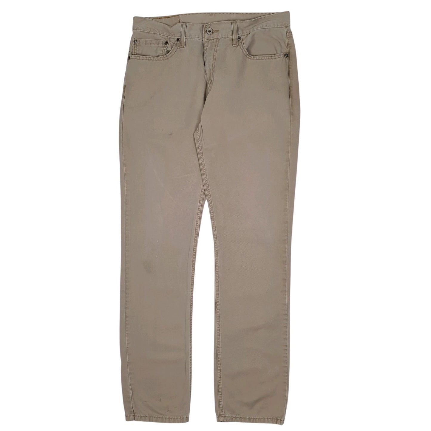Mens Beige Levis 511 Chino Trousers