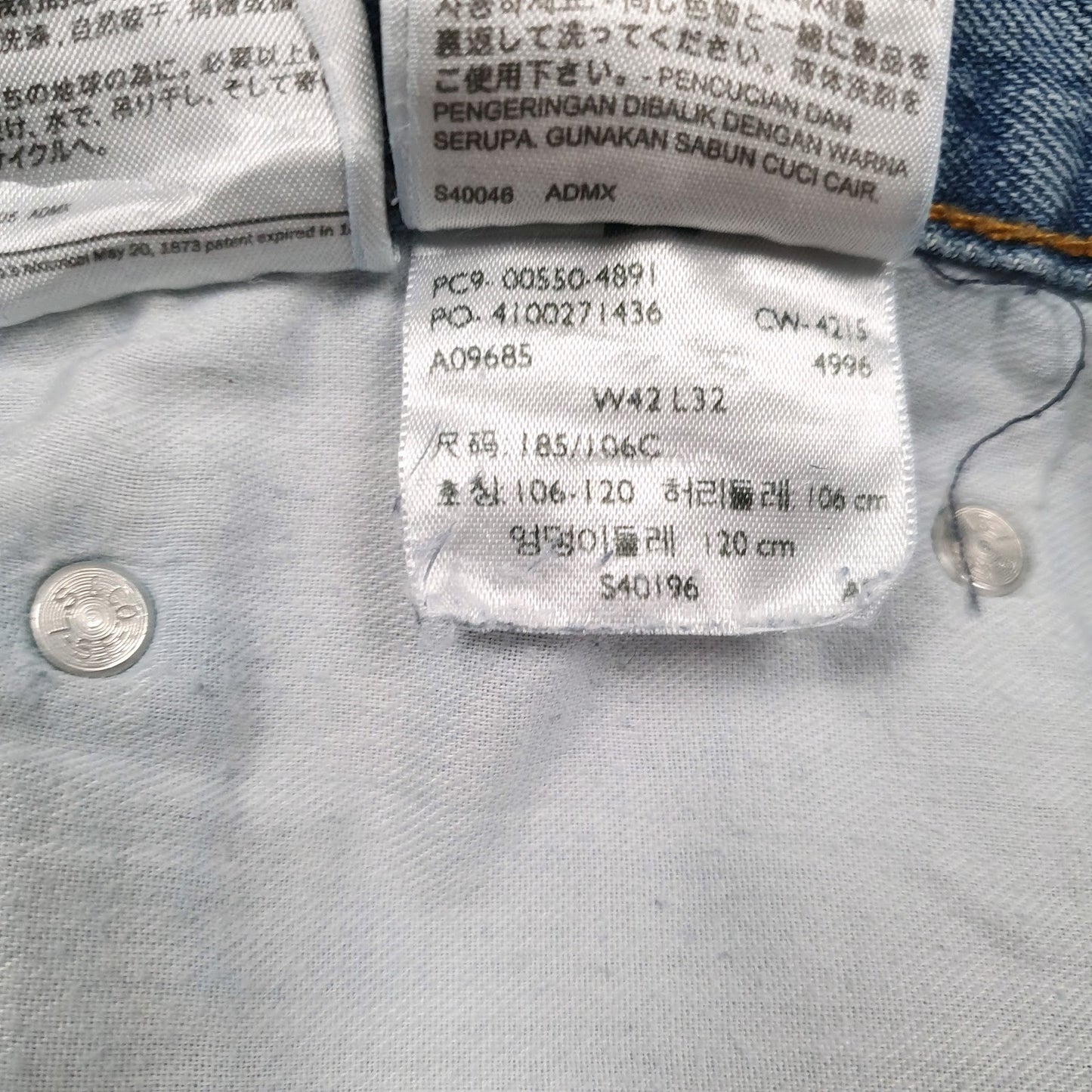 Mens Blue Levis   Jeans