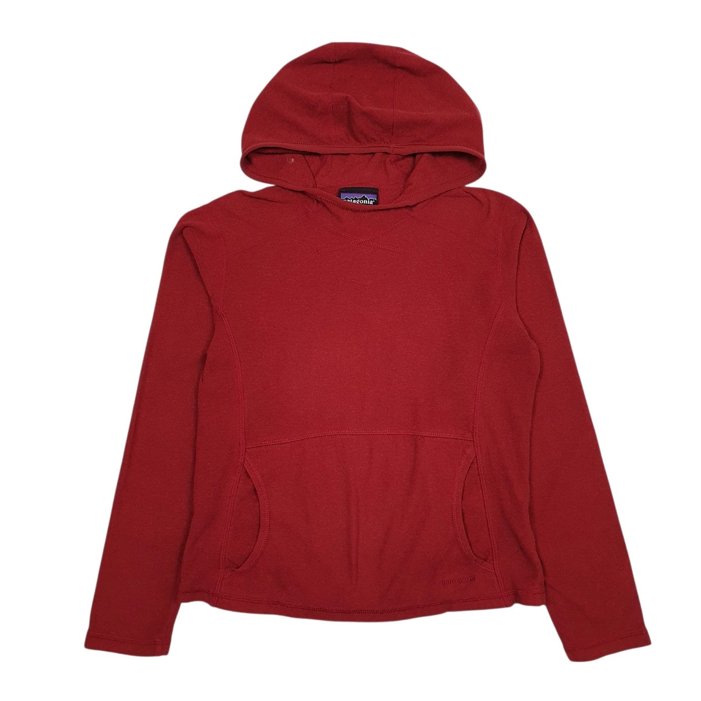 Womens Red Patagonia Synchilla Hoodie Jumper