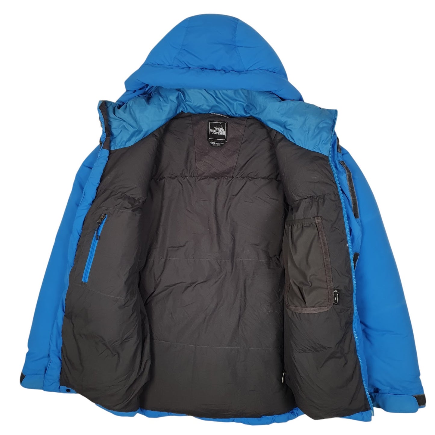 Mens Blue The North Face Heavyweight Expedition Parka  Coat