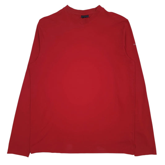 Mens Red Trussardi Jeans  Long Sleeve T Shirt