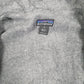 Mens Black Patagonia Shelled Synchilla Fleece Vintage 90s Crewneck Coat