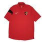 Mens Red Nike Stade Toulousain Rugby Short Sleeve Polo Shirt