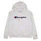 Mens White Champion  Hoodie Jumper