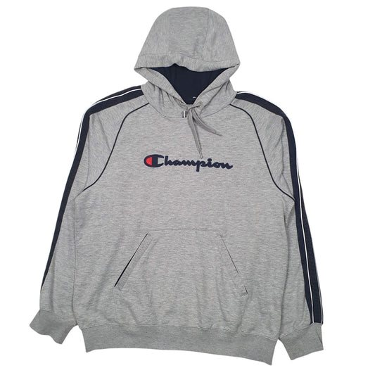 Mens Grey Champion  Hoodie Jumper