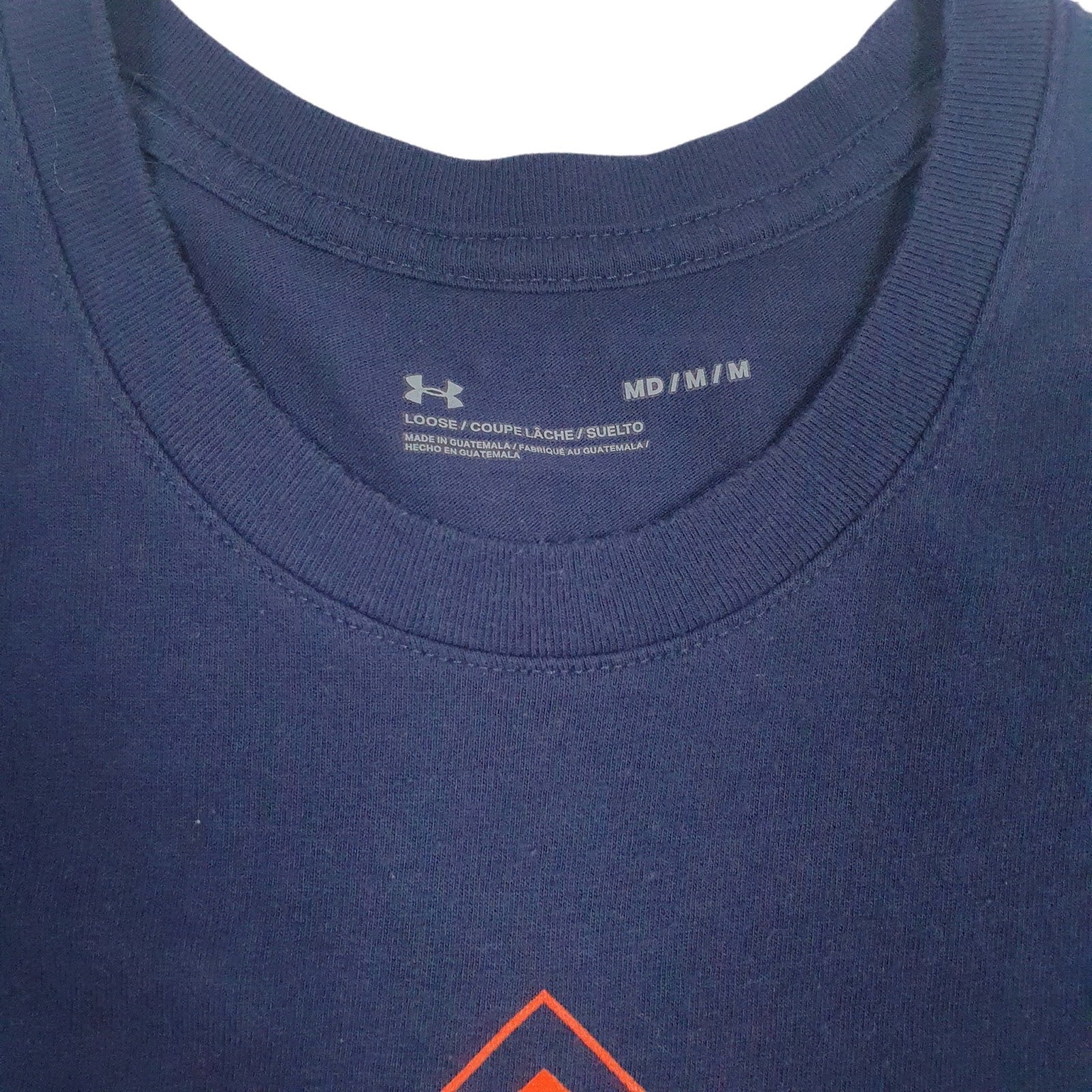 Mens Navy Under Armour NCAA College World Series  T Shirt