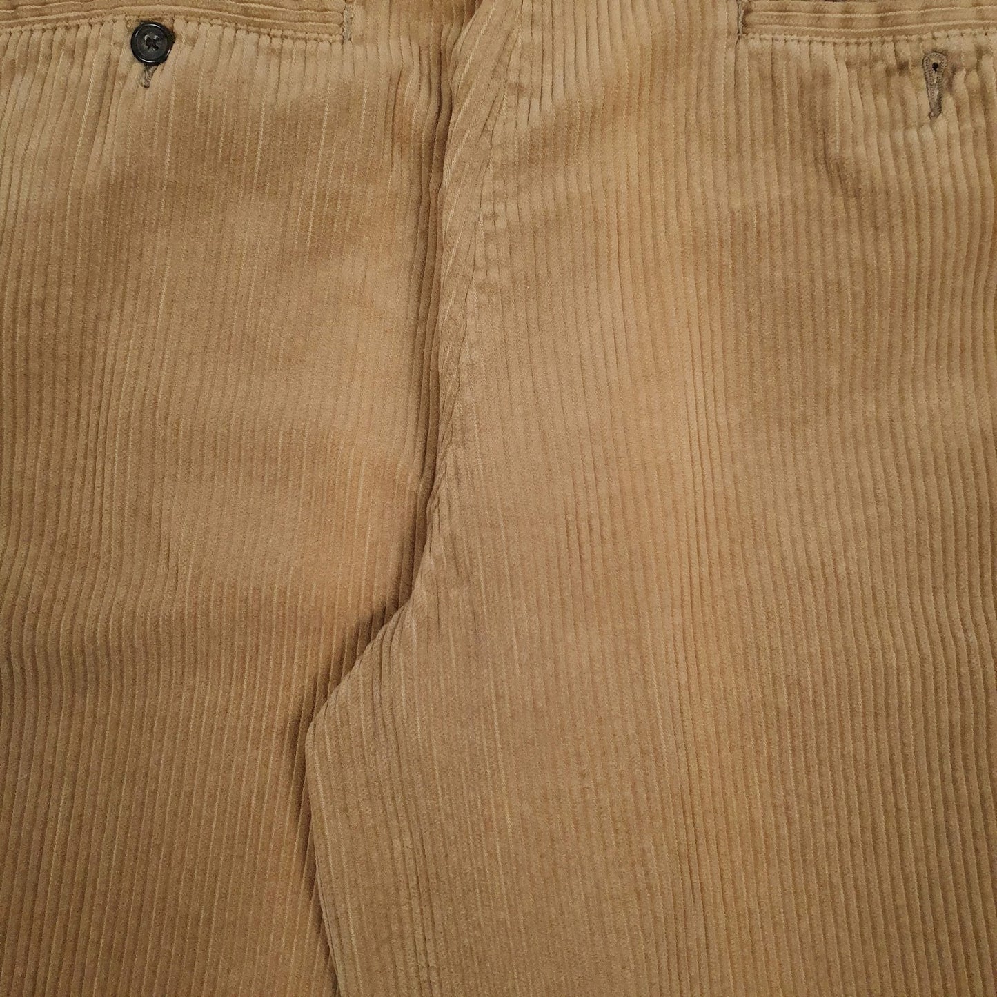 Mens Brown Eddie Bauer Pleated  Trousers