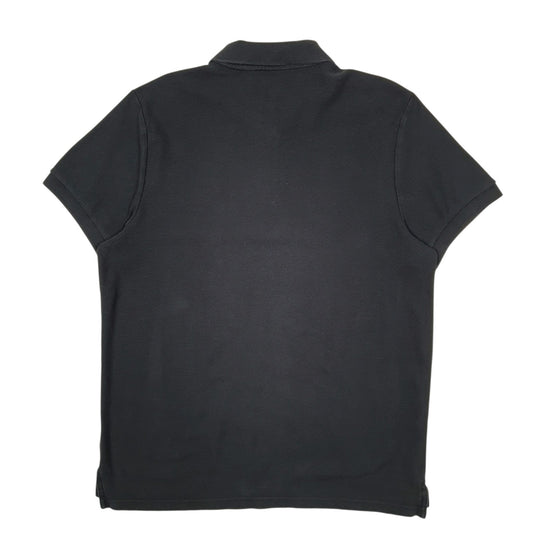 Mens Black Nike  Hoodie Polo Shirt