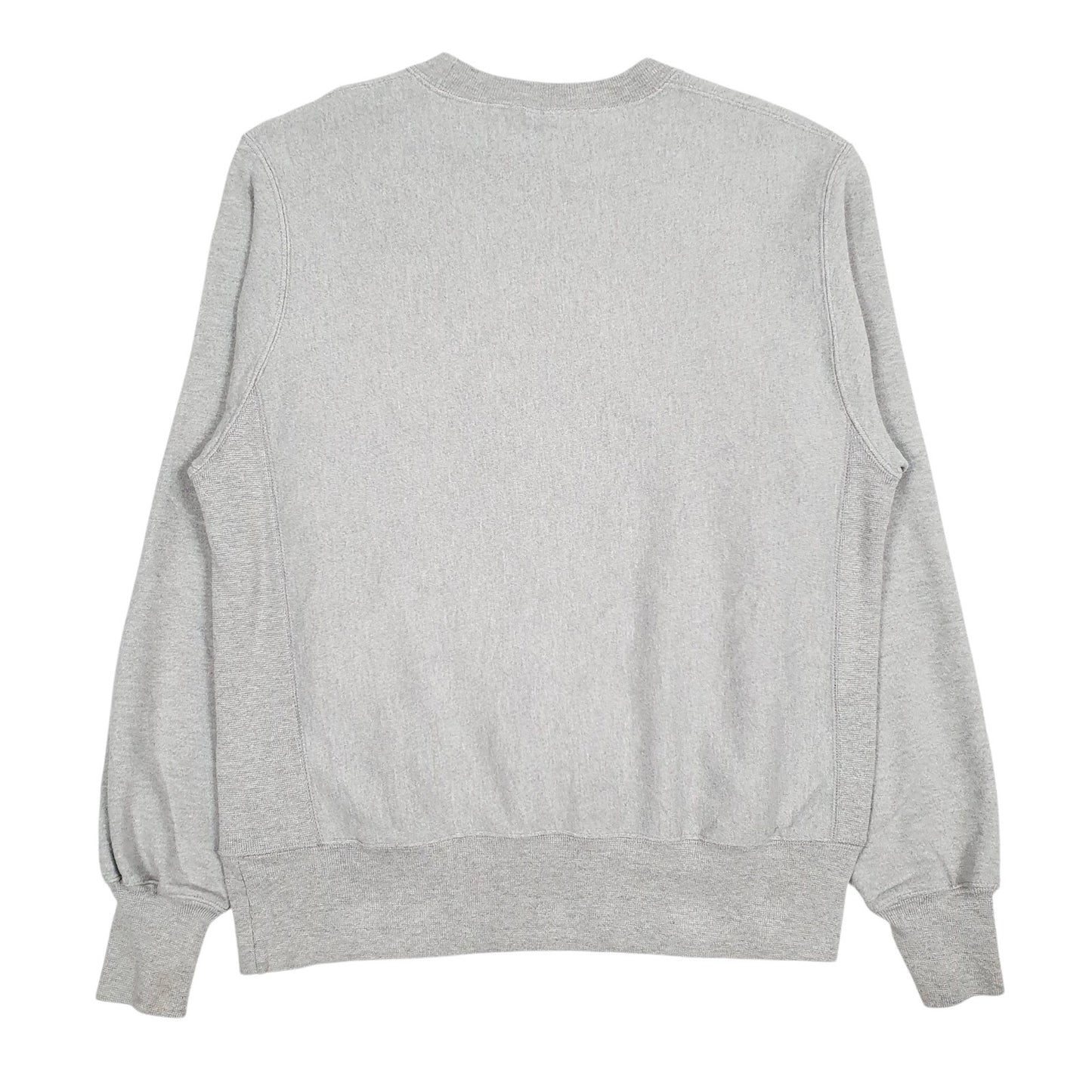 Mens Grey Champion Reverse Weave Crewneck Jumper