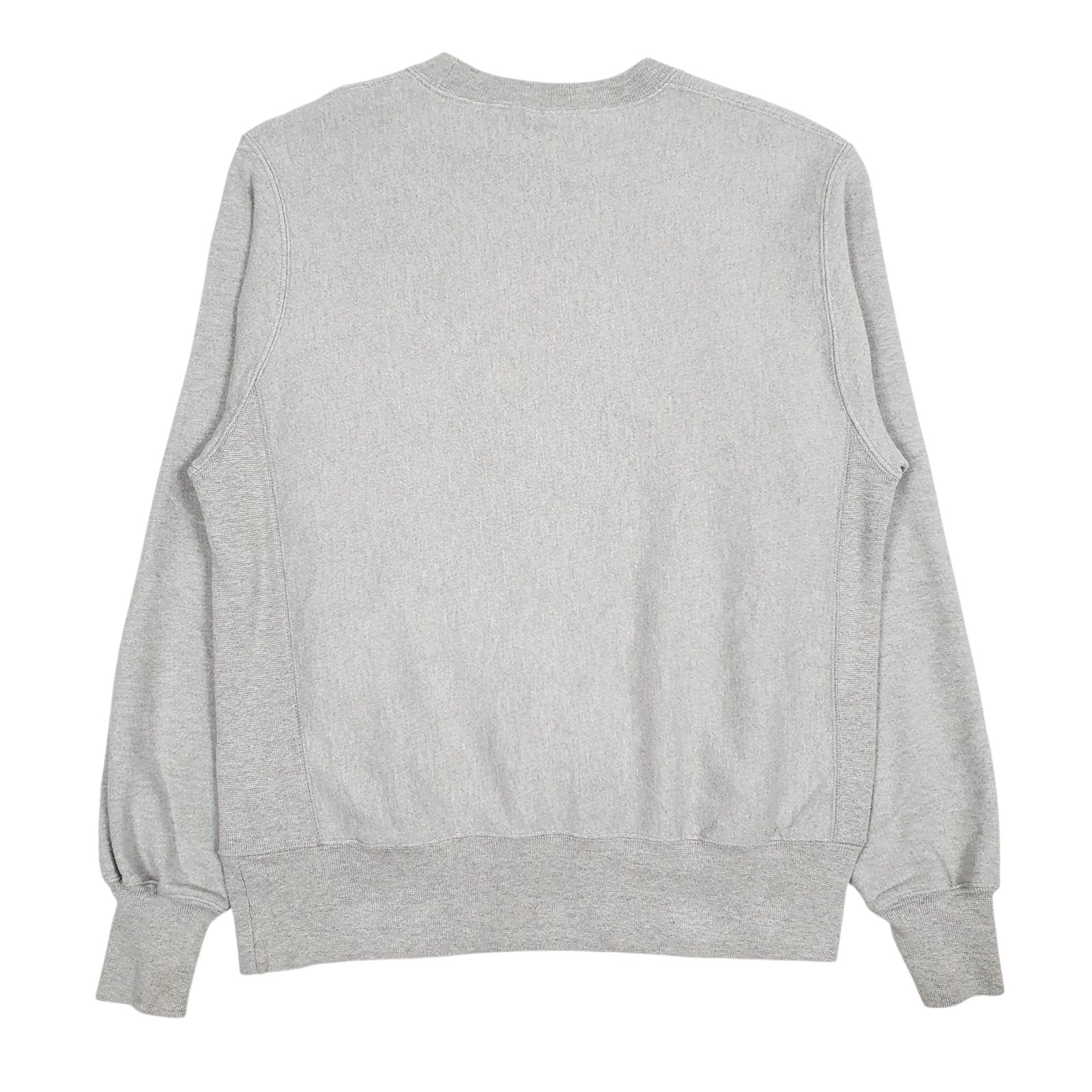 Mens Grey Champion Reverse Weave Crewneck Jumper