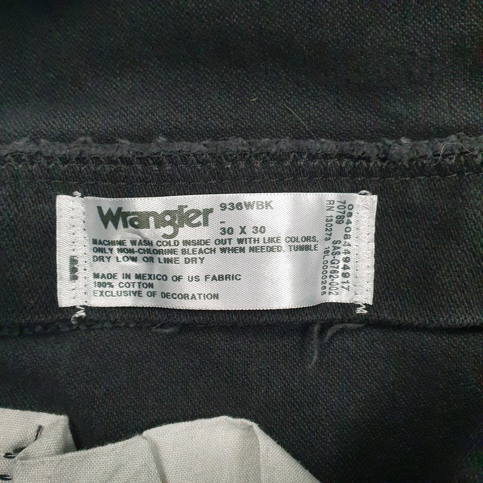 Mens Black Wrangler   Jeans