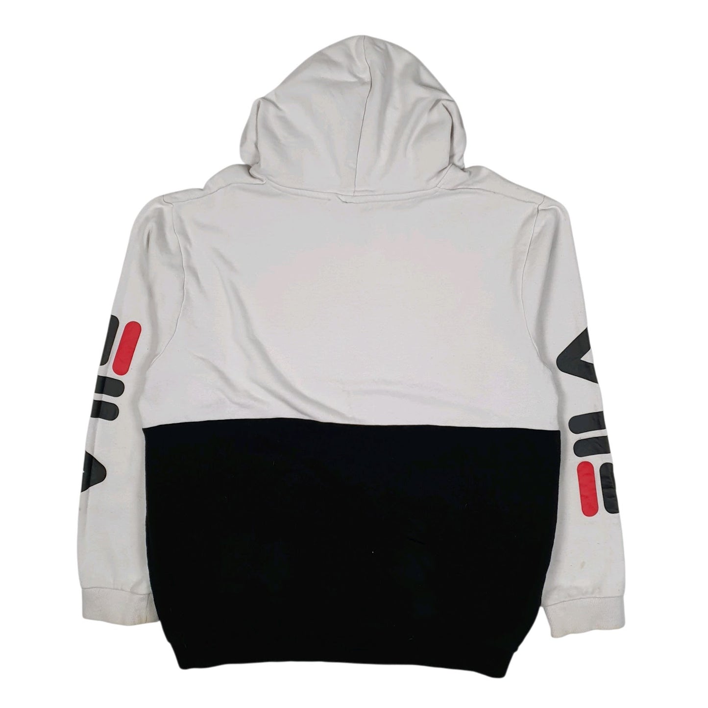 Mens White Fila  Hoodie Jumper