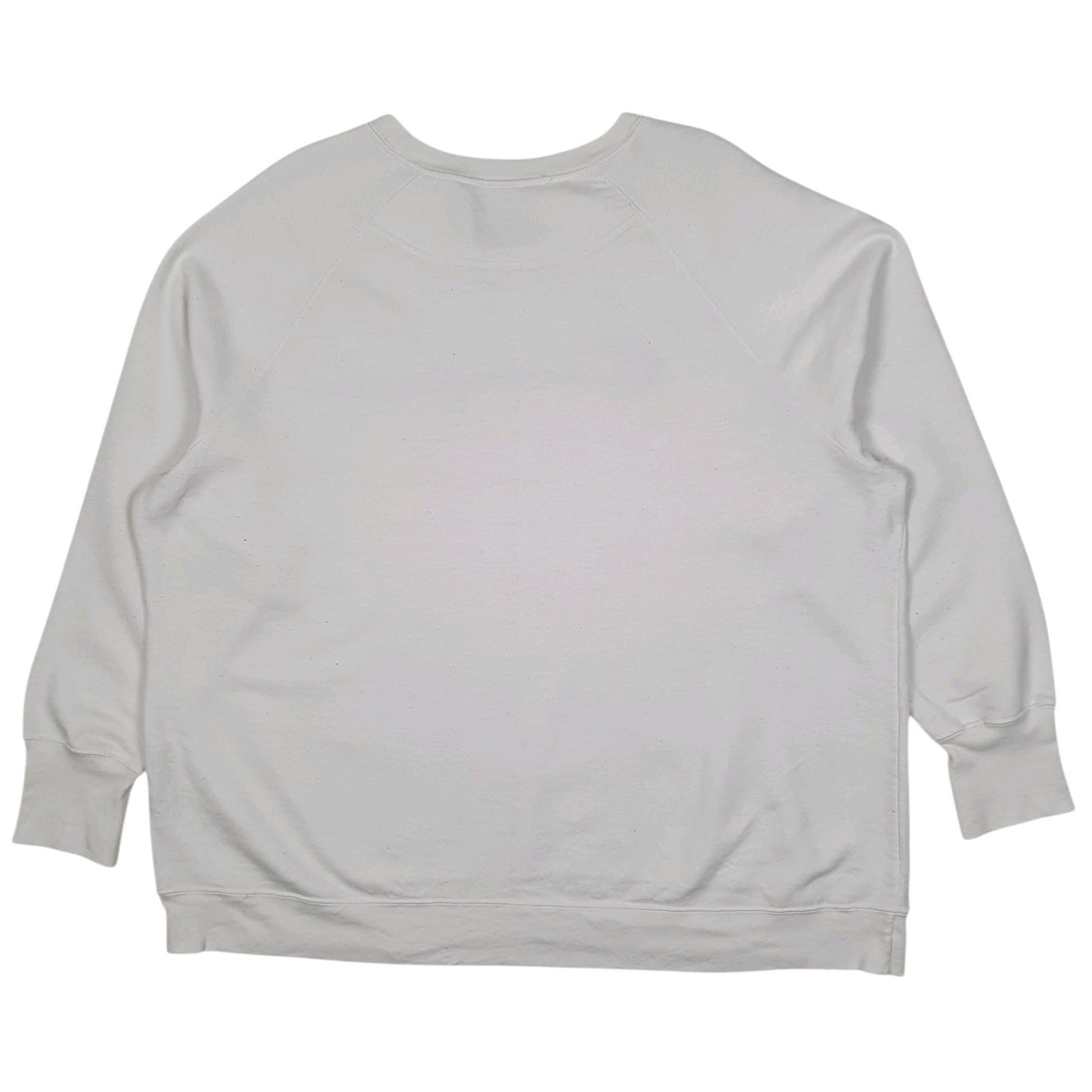 Womens White Champion  Crewneck Jumper