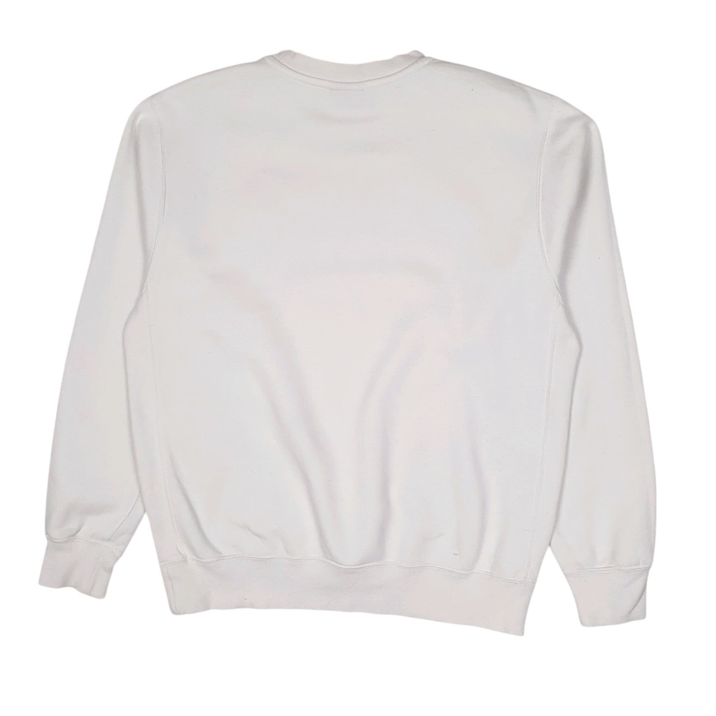 Mens White Nike  Crewneck Jumper
