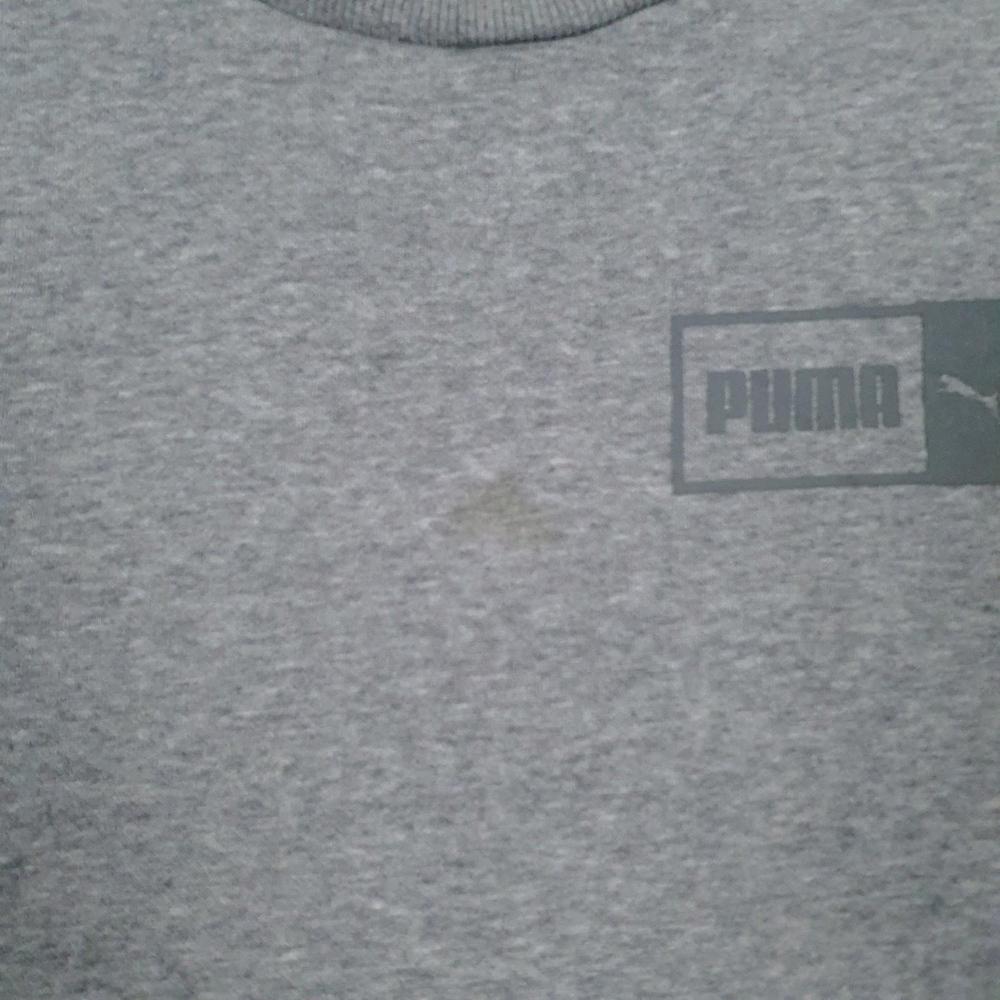 Mens Grey Puma  Crewneck Jumper