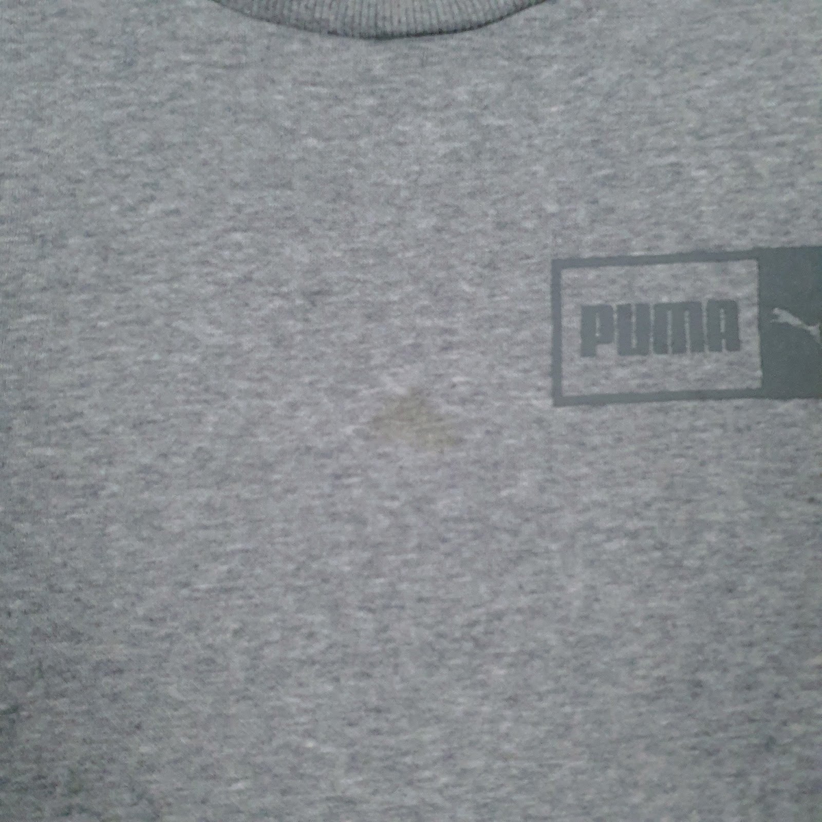 Mens Grey Puma  Crewneck Jumper