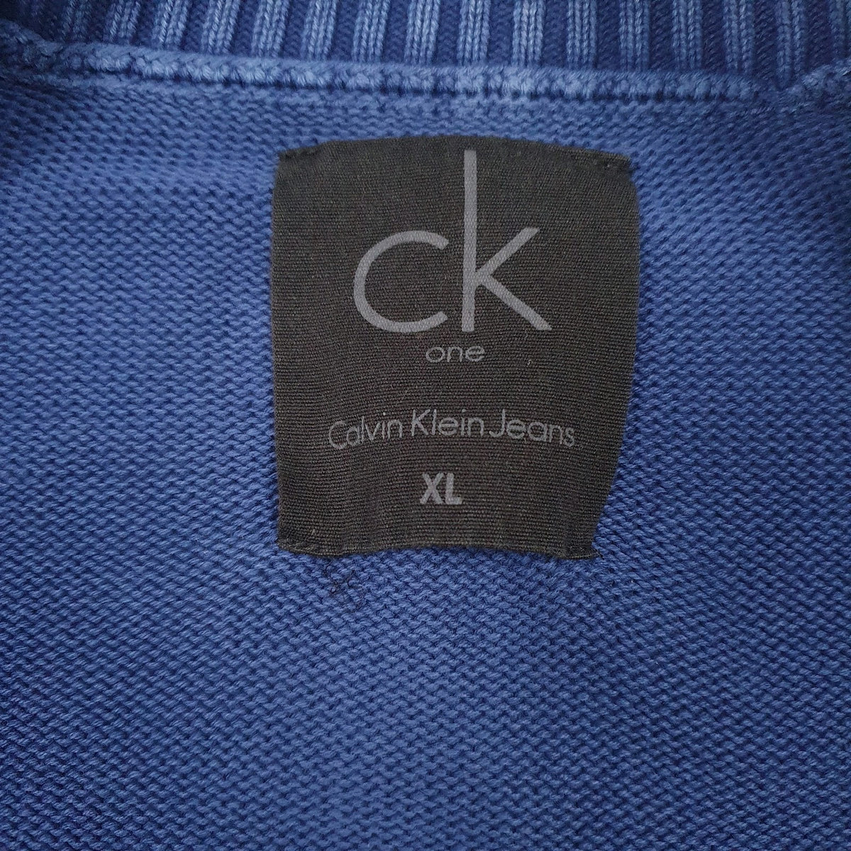 Womens Blue Calvin Klein  Full Zip Jumper
