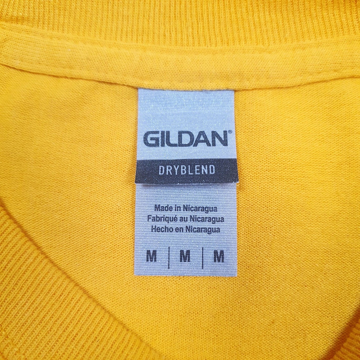 Mens Yellow Gildan AB Lacrosse  T Shirt