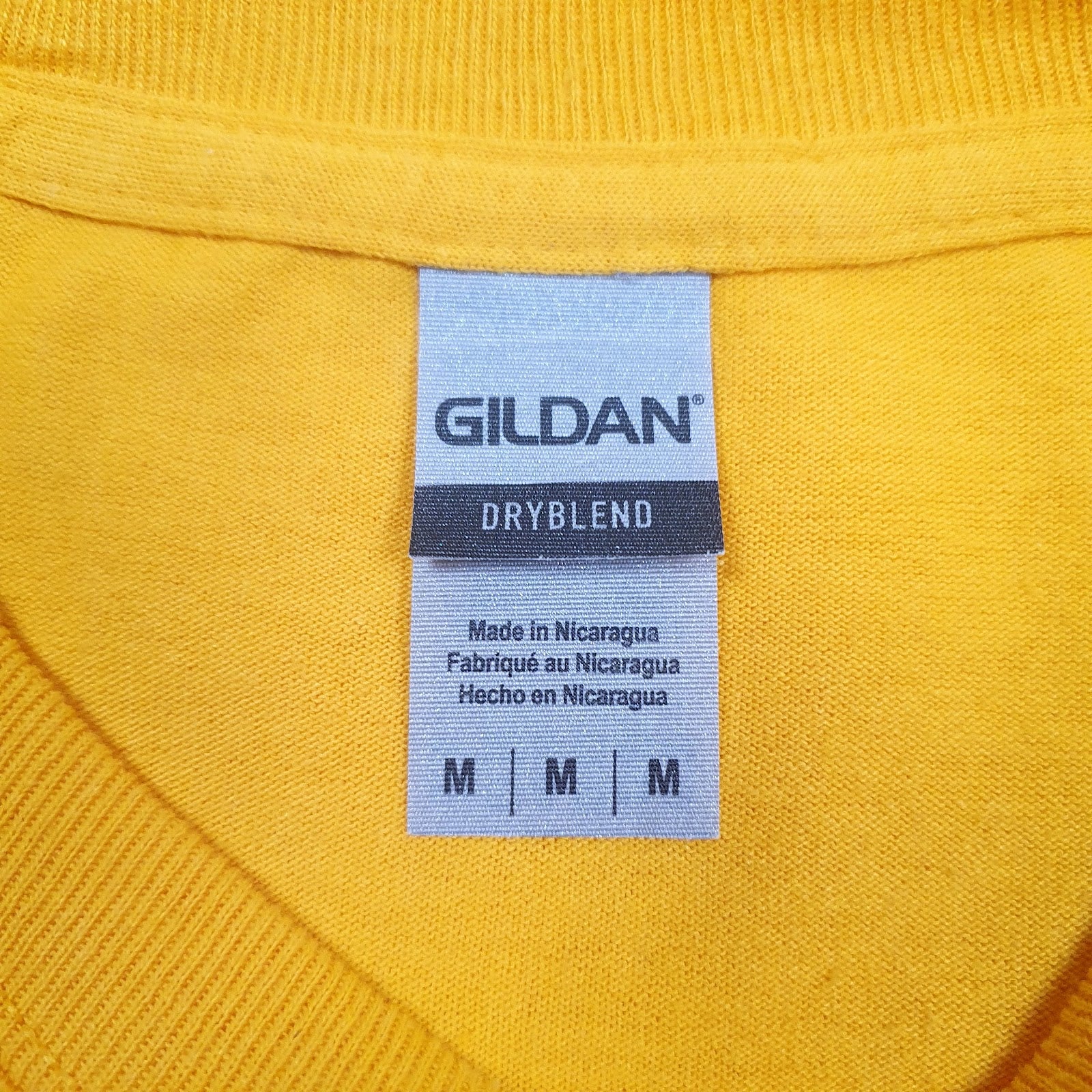 Mens Yellow Gildan AB Lacrosse  T Shirt