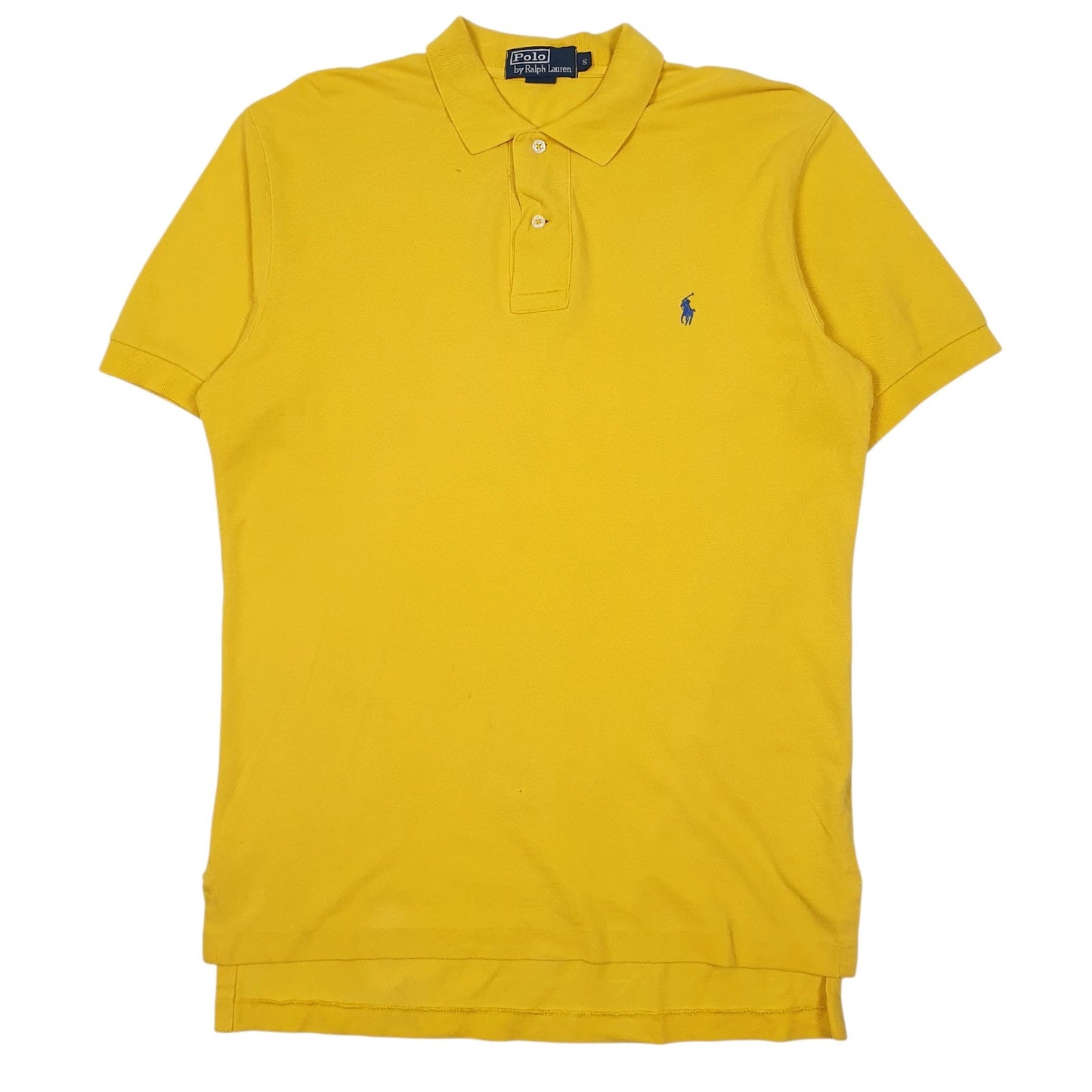 Mens Yellow Polo Ralph Lauren  Short Sleeve Polo Shirt
