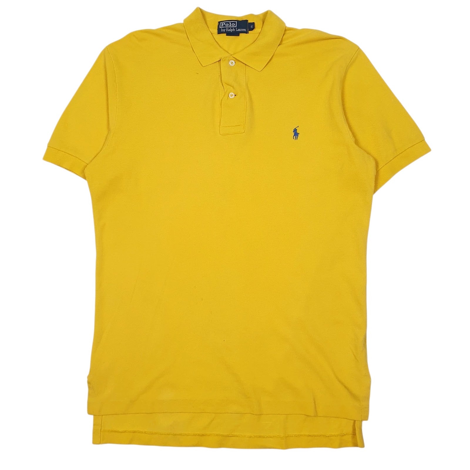 Mens Yellow Polo Ralph Lauren  Short Sleeve Polo Shirt