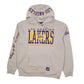 Mens Beige NBA LA Lakers Hoodie Jumper