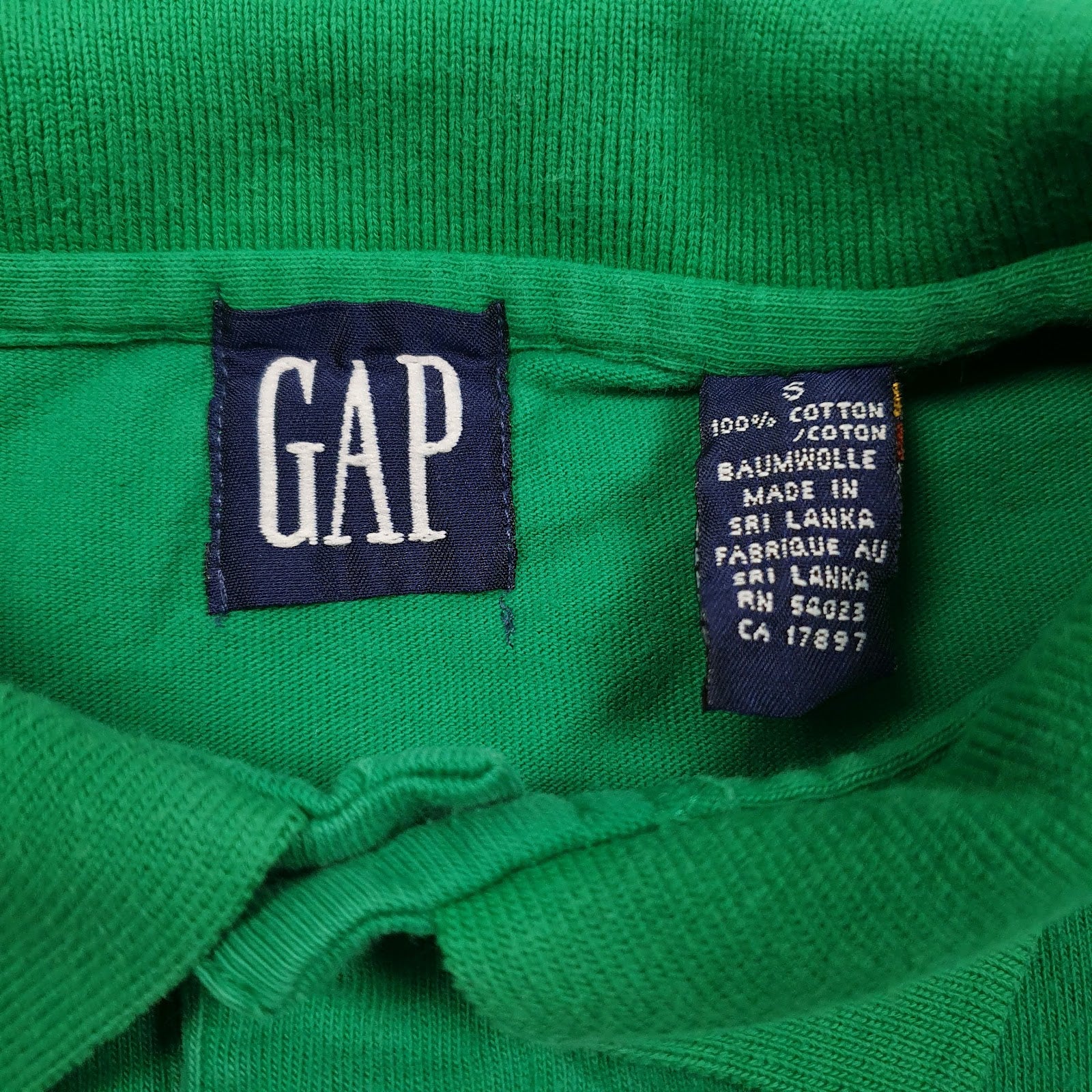 Mens Green Adidas Vintage  Polo Shirt