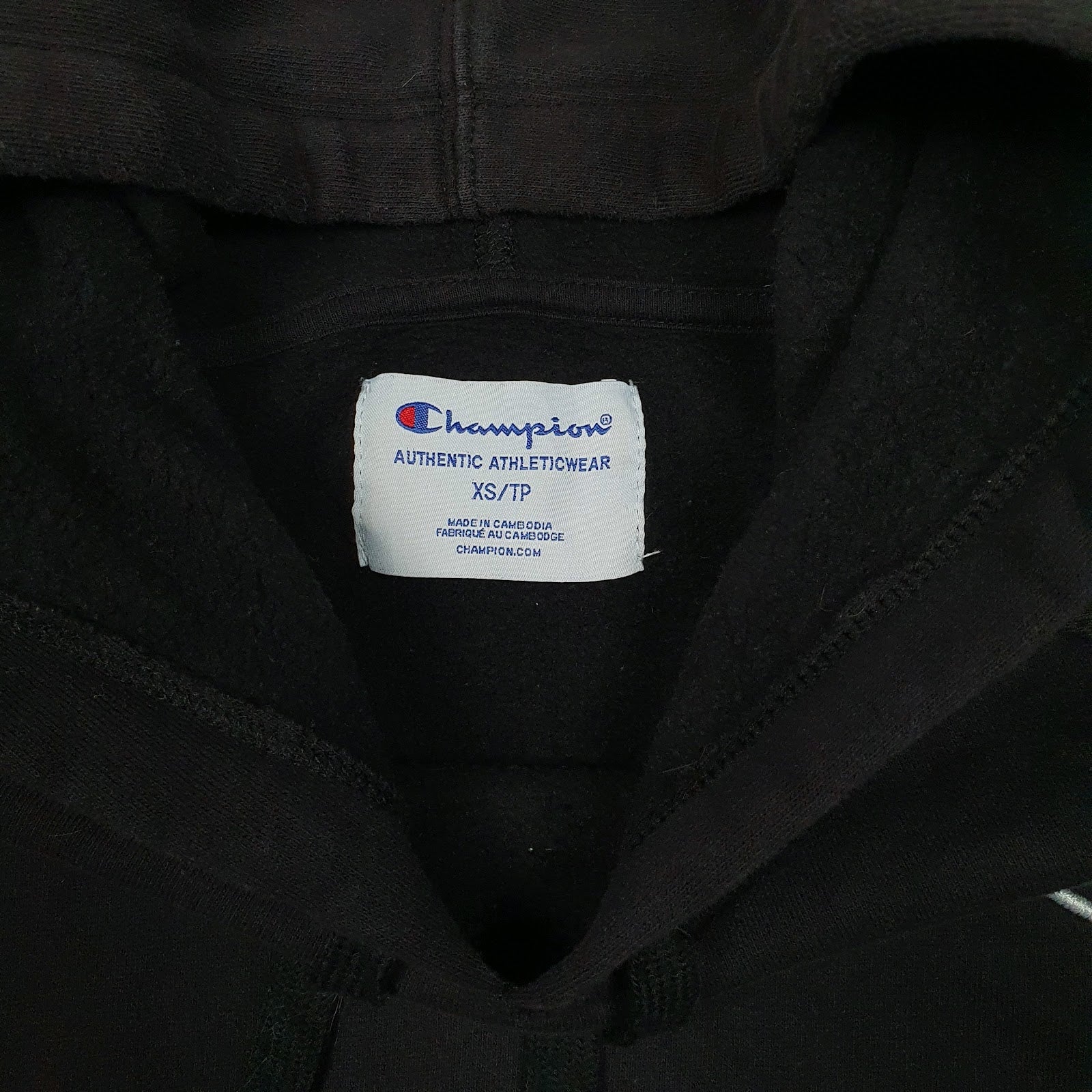 Mens Black Champion  Hoodie Jumper