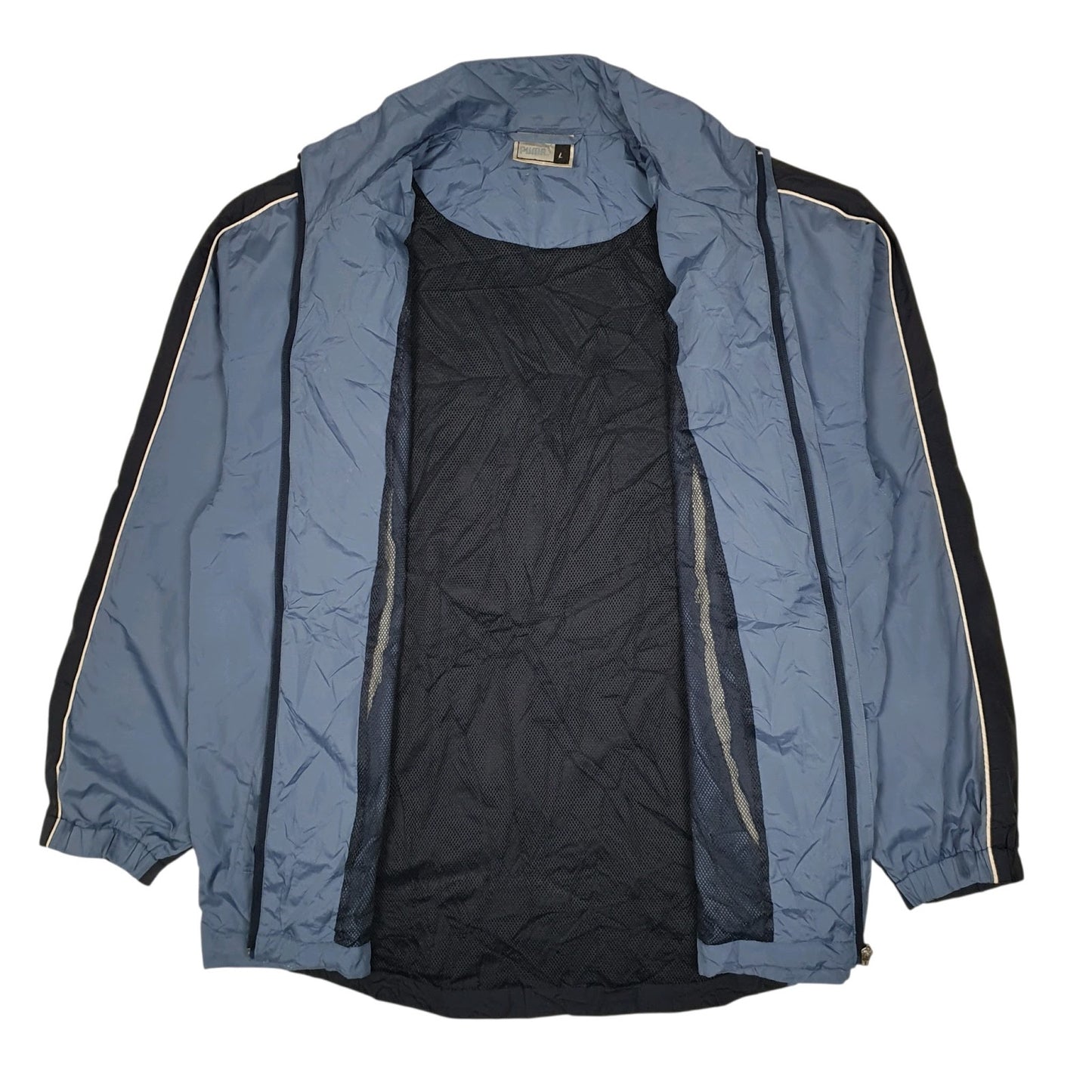 Mens Blue Puma Vintage 00s  Coat