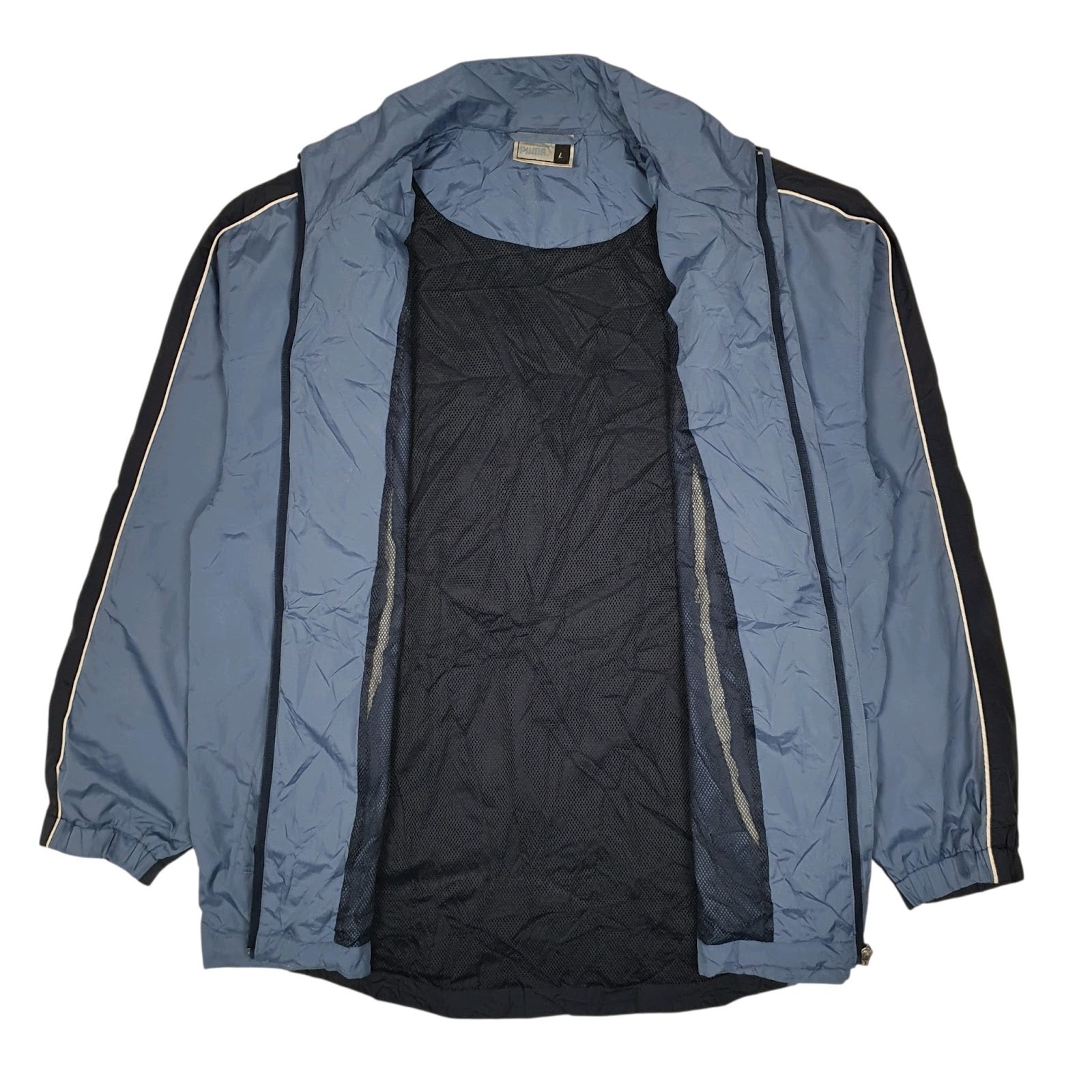 Mens Blue Puma Vintage 00s  Coat