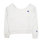 Womens White Champion  Crewneck Jumper
