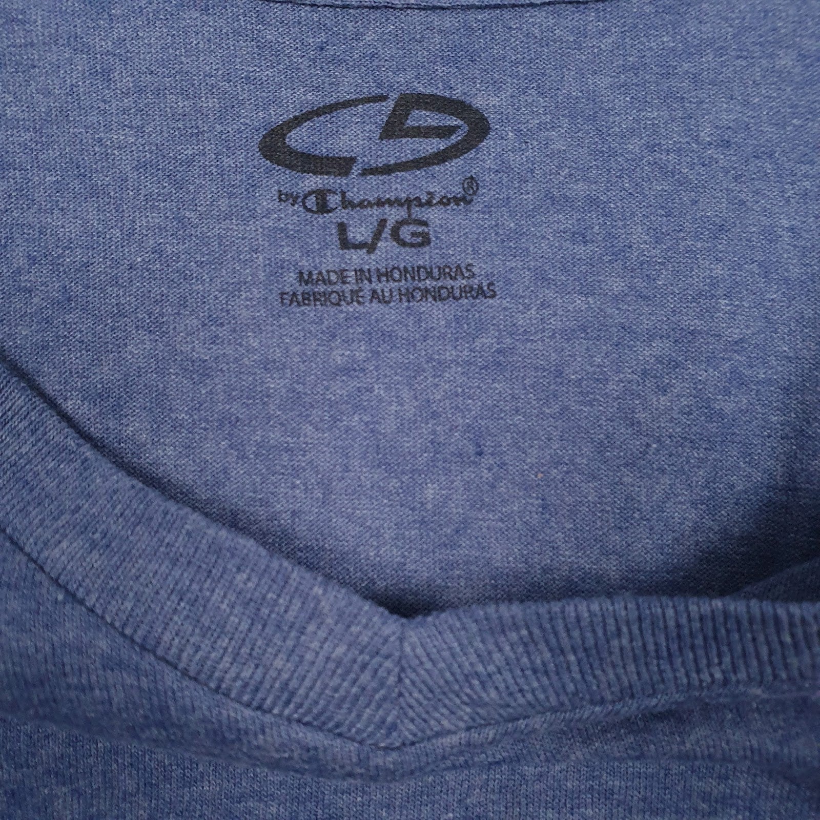 Mens Blue Champion   T Shirt