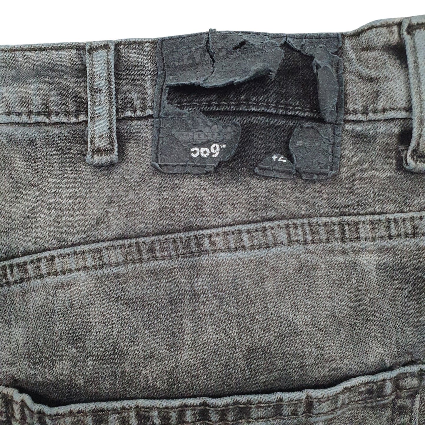 Mens Grey Levis   Shorts