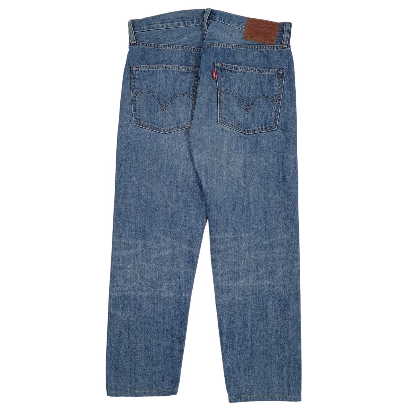Mens Blue Levis  Quarter Zip Jeans
