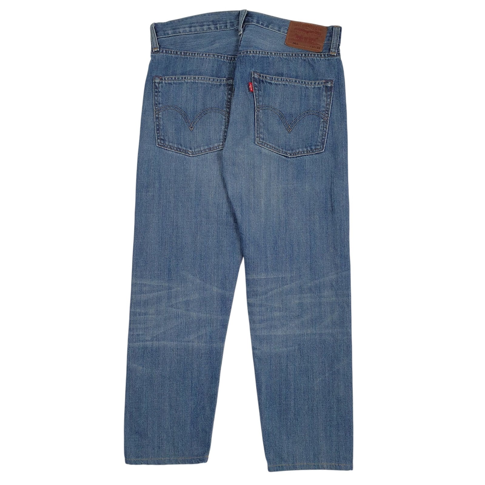 Mens Blue Levis  Quarter Zip Jeans