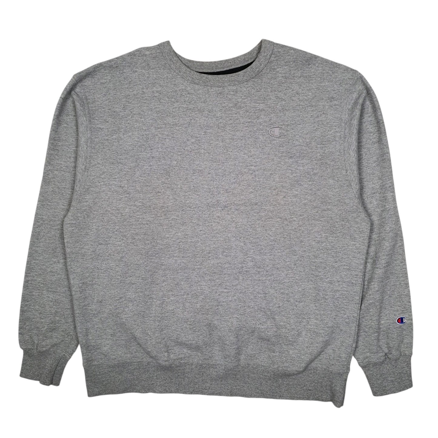 Mens Grey Champion  Crewneck Jumper