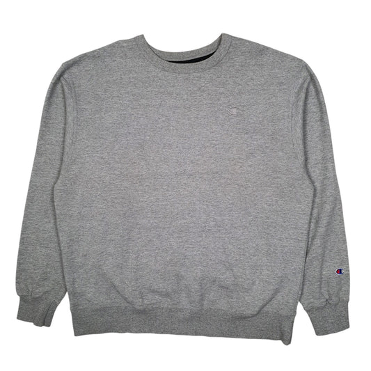 Mens Grey Champion  Crewneck Jumper