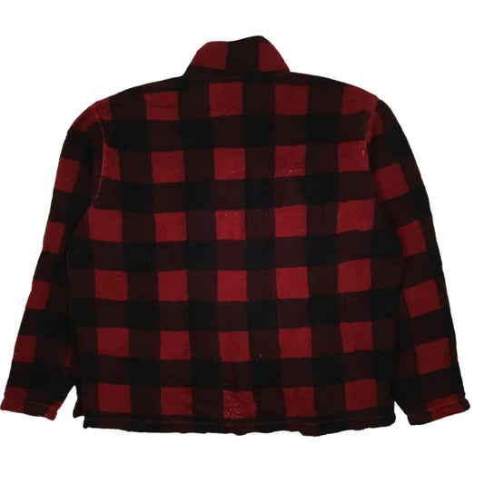 Mens Red Wrangler  Quarter Zip Jumper
