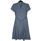 Womens Blue Jeanne Garcon  Short Sleeve Dress