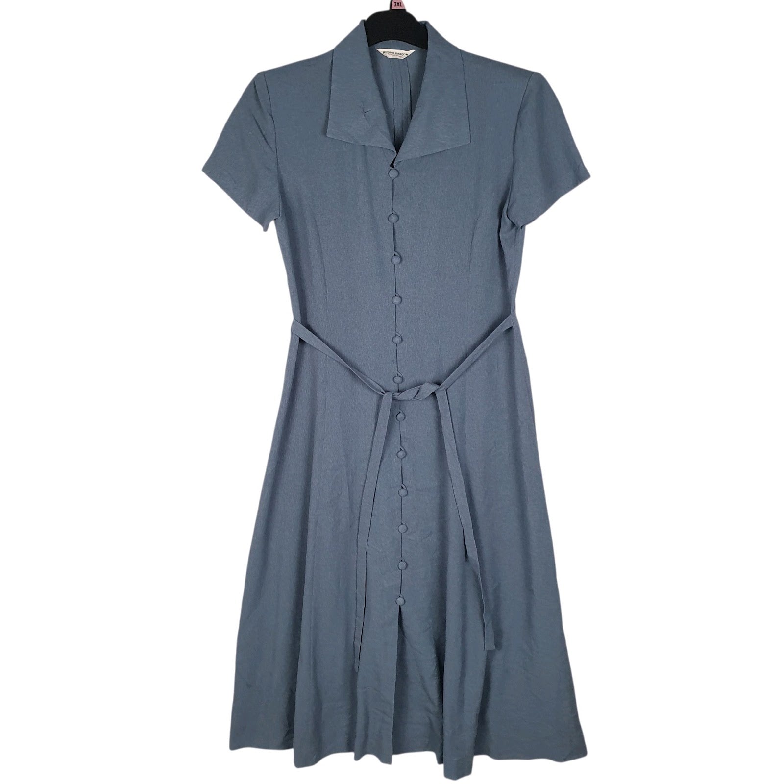 Womens Blue Jeanne Garcon  Short Sleeve Dress